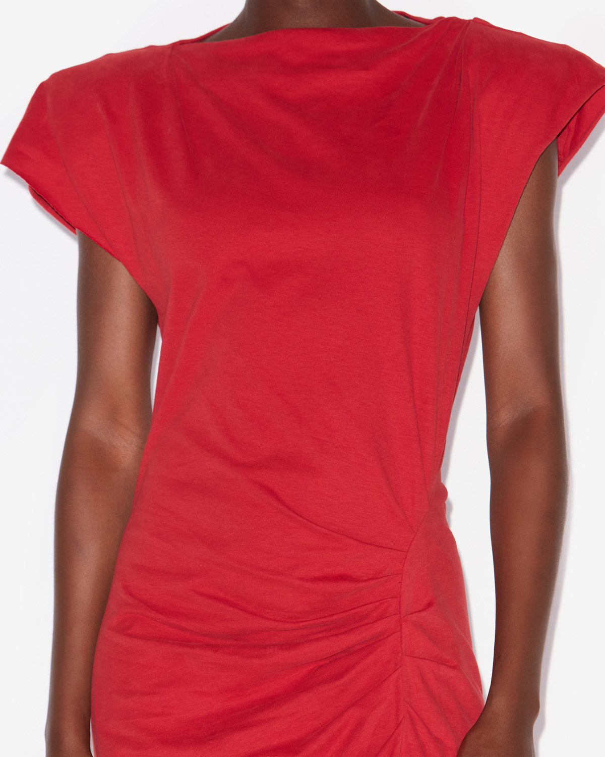 Nadela long jersey dress - Red - Woman - 2