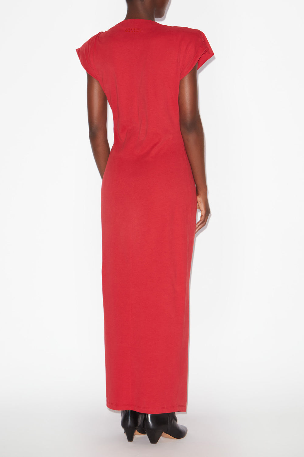 Nadela long jersey dress - Red - Woman - 4