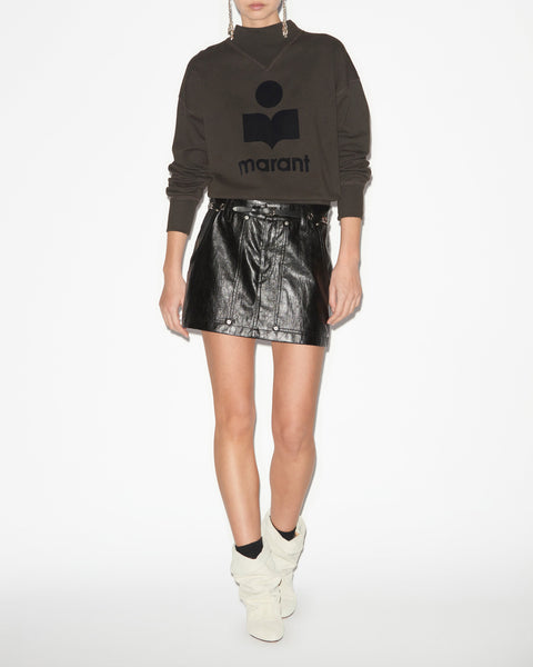 Moby スウェットシャツ Woman ウォッシュドブラック 4