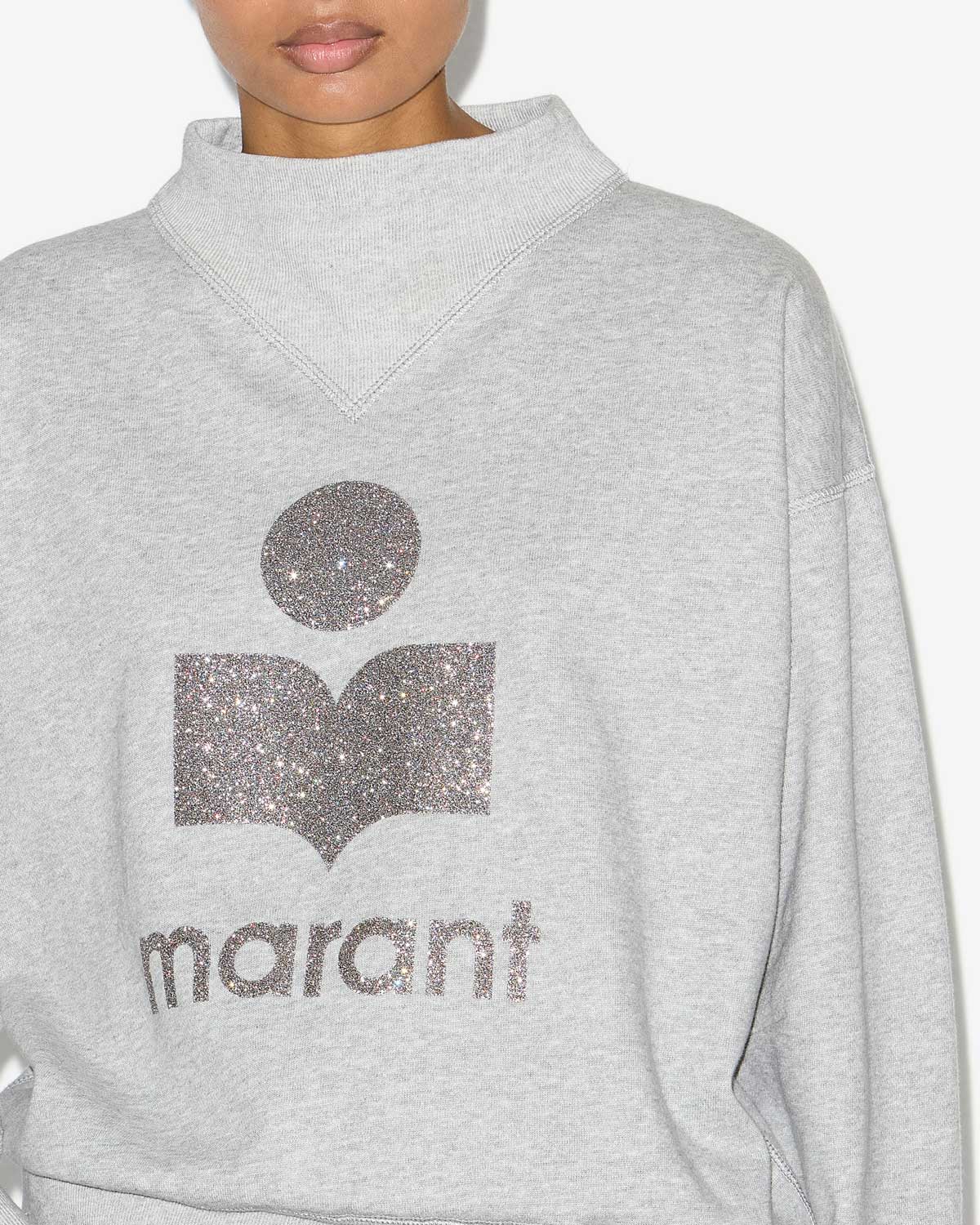 Moby sweatshirt Woman Gray-silver 2