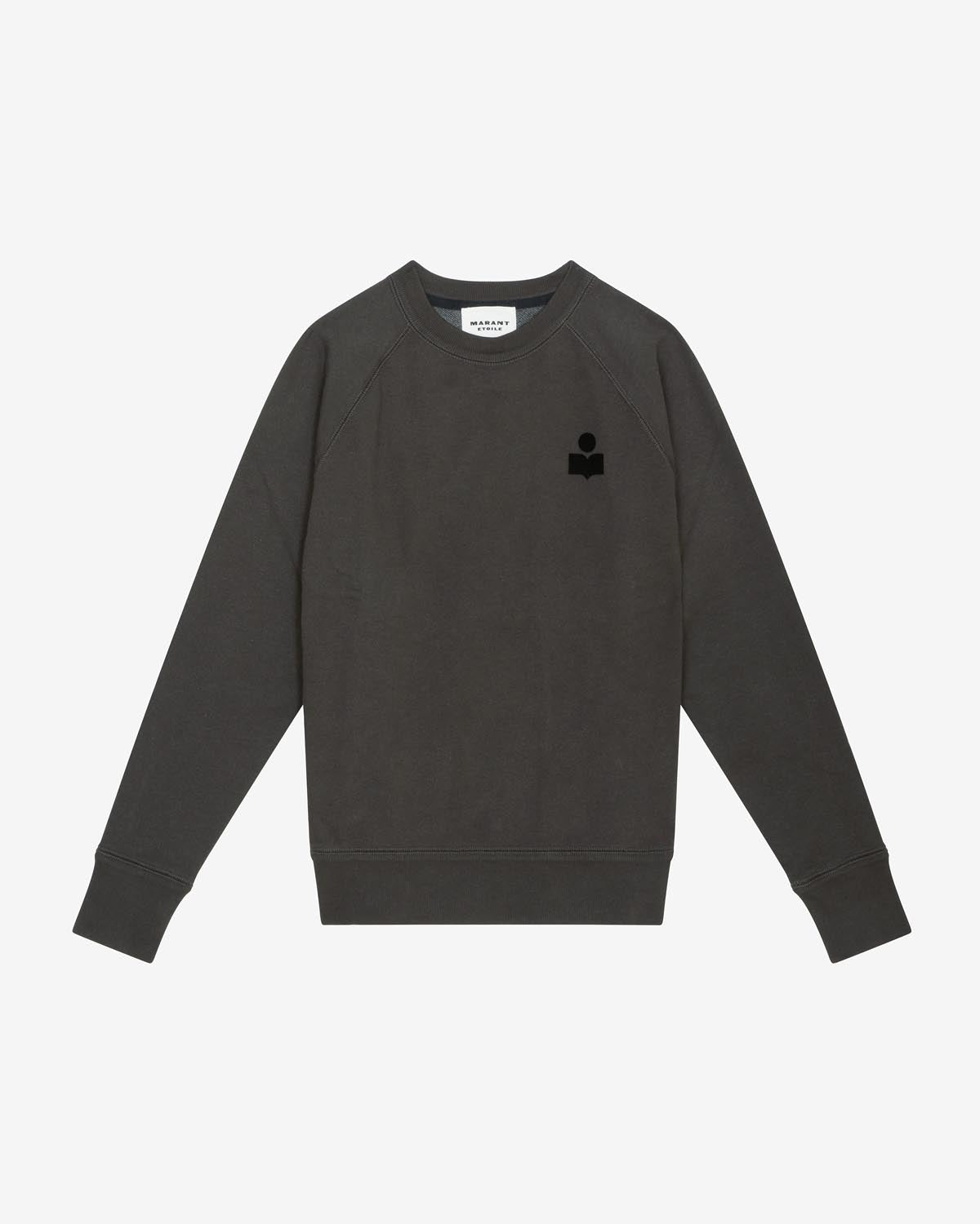 Sweatshirt milla aus baumwolle mit logo - Schwarz gewaschen - Woman - 5
