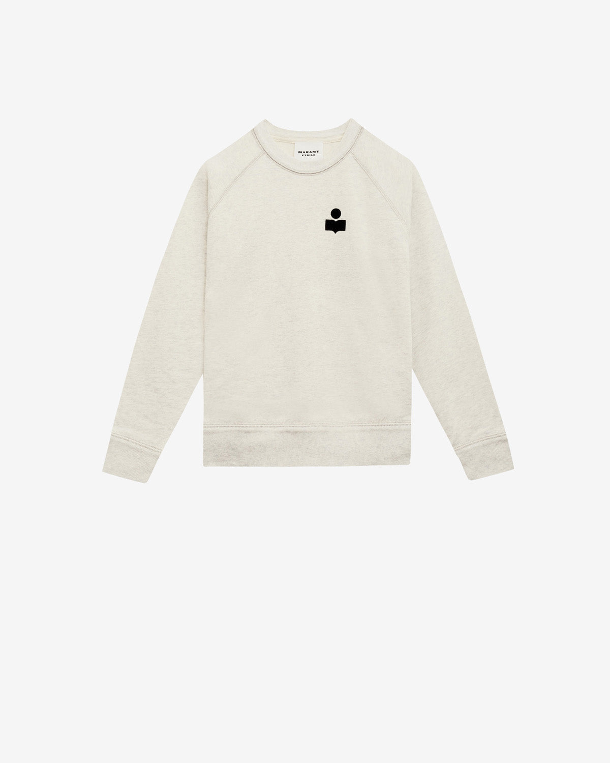 Sweatshirt milla aus baumwolle mit logo - Naturfarben - Woman - 9
