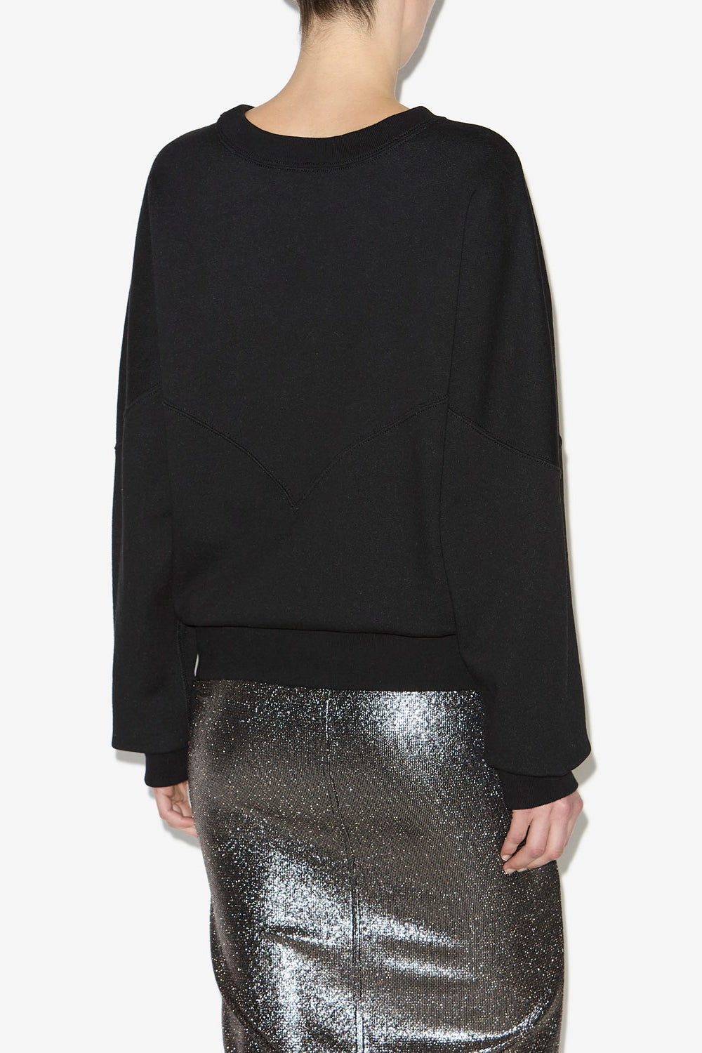 Sweatshirt houston aus baumwolle mit logo - Schwarz - Woman - 5