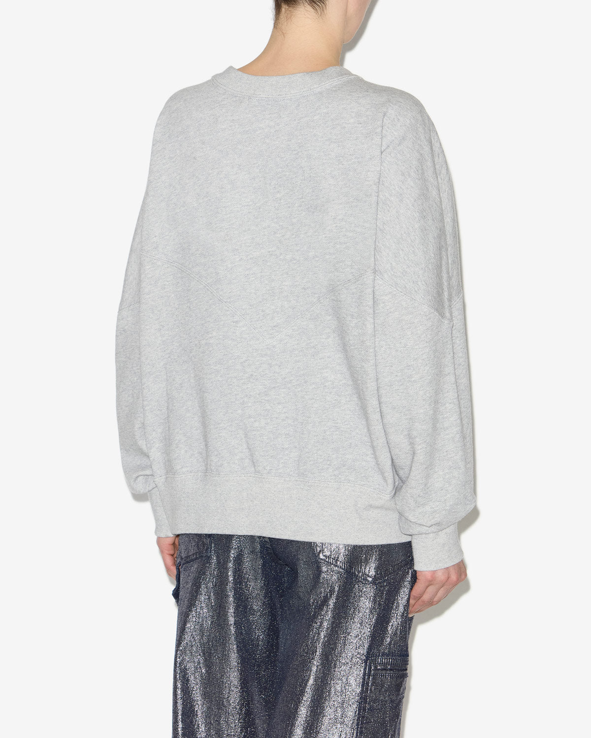 Houston sweatshirt Woman Gray-silver 4