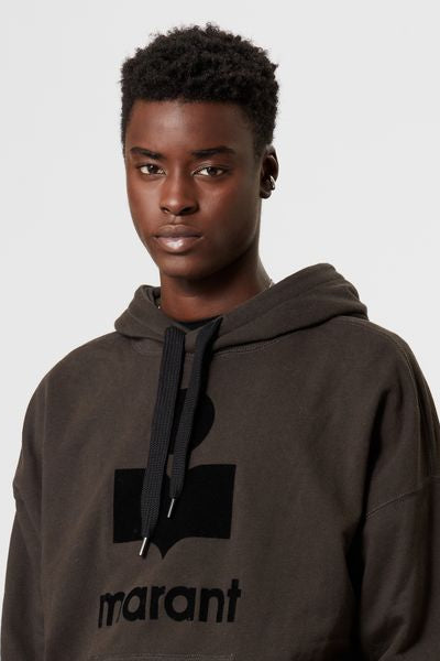 Miley logo hoodie sweatshirt - ウォッシュドブラック - Man - 6