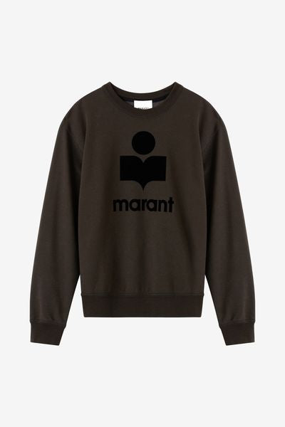 Mikoy 刺繍ロゴ入り ジャージー スウェットシャツ - ウォッシュドブラック - Man - 1