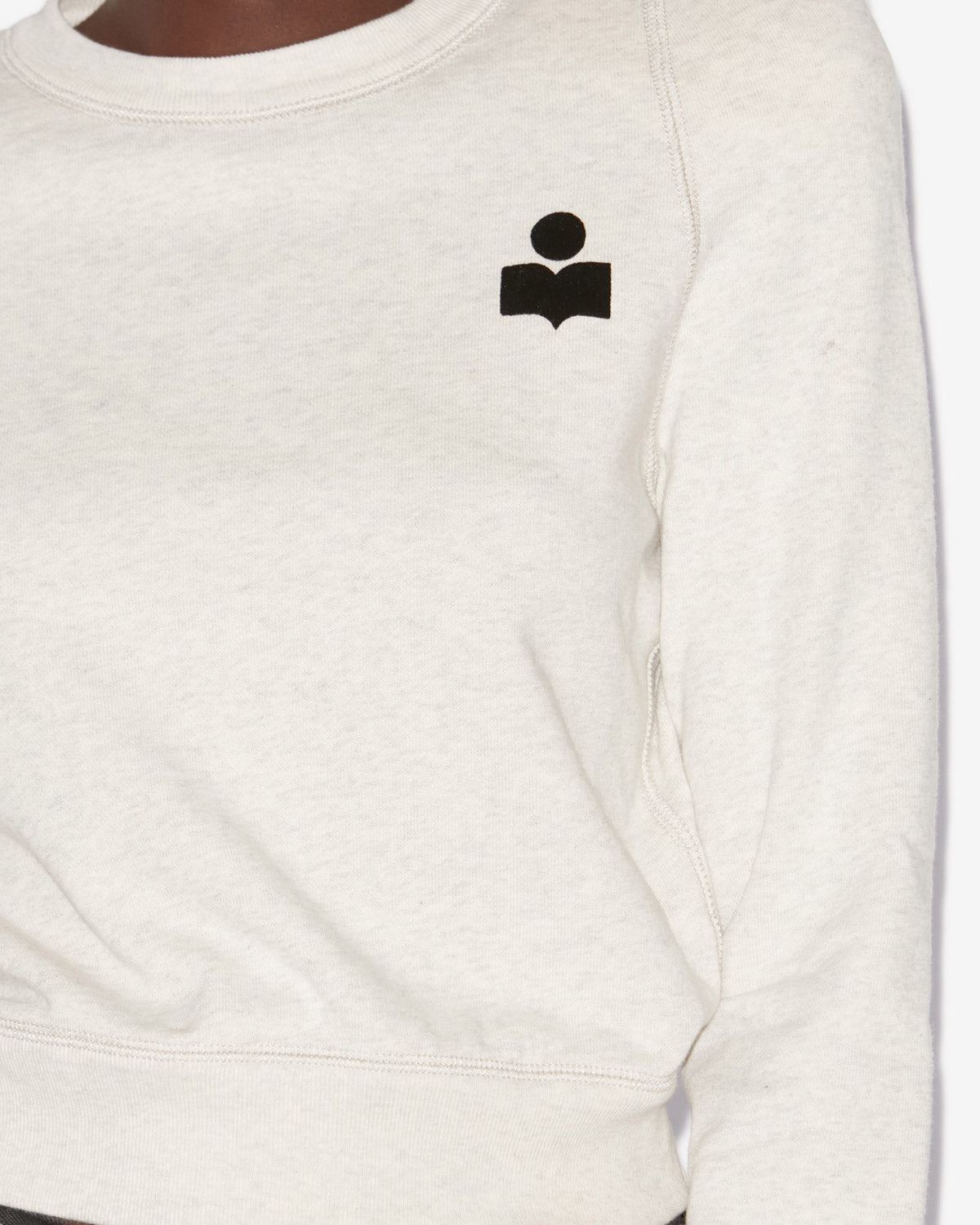 Sudadera prissa con logotipo Woman Crudo 4