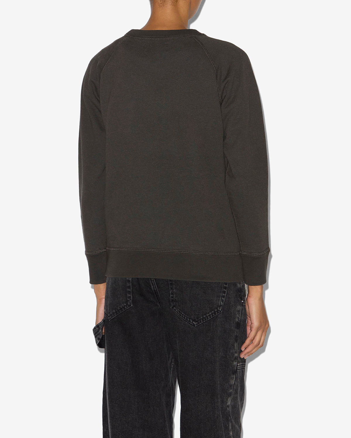 Sweatshirt millyny aus baumwolle mit logo - Schwarz gewaschen - Woman - 4