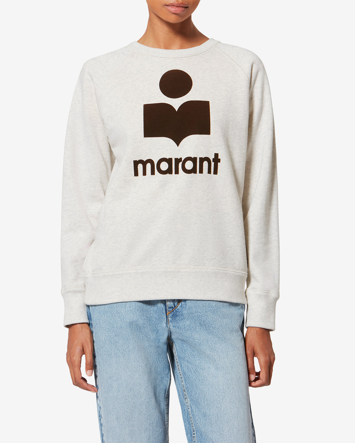 Felpa in cotone con logo millyny - Ecru-brown - Woman - 3