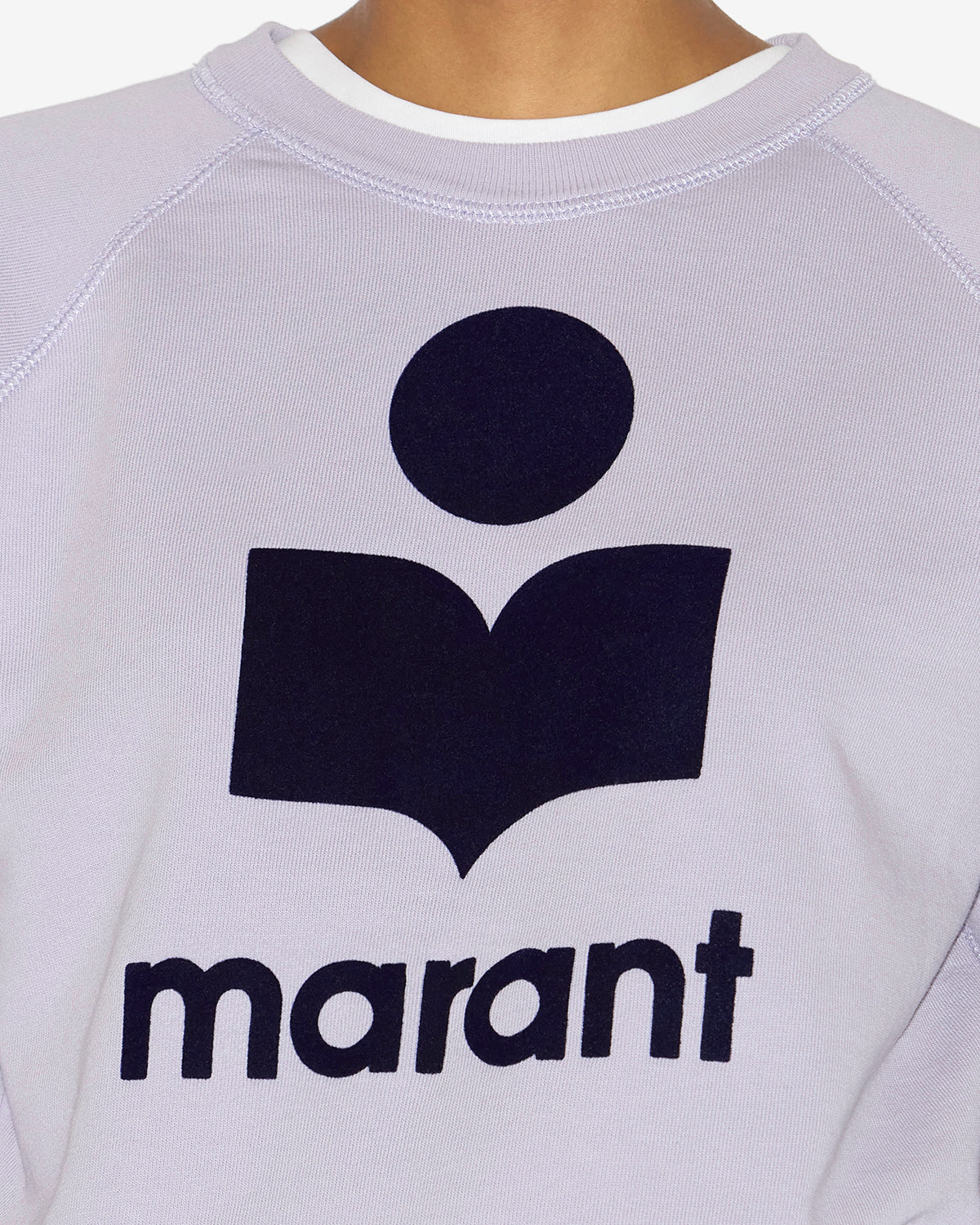 Sweatshirt millyny en coton à logo  - Lilac/dark navy - Woman - 2