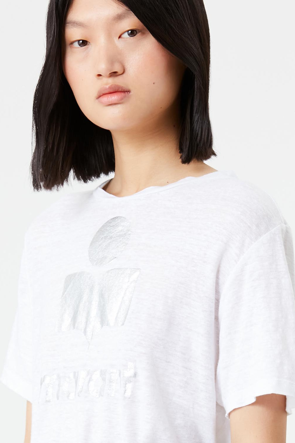 Zewel logo tee-shirt with short sleeves - White - Woman - 3
