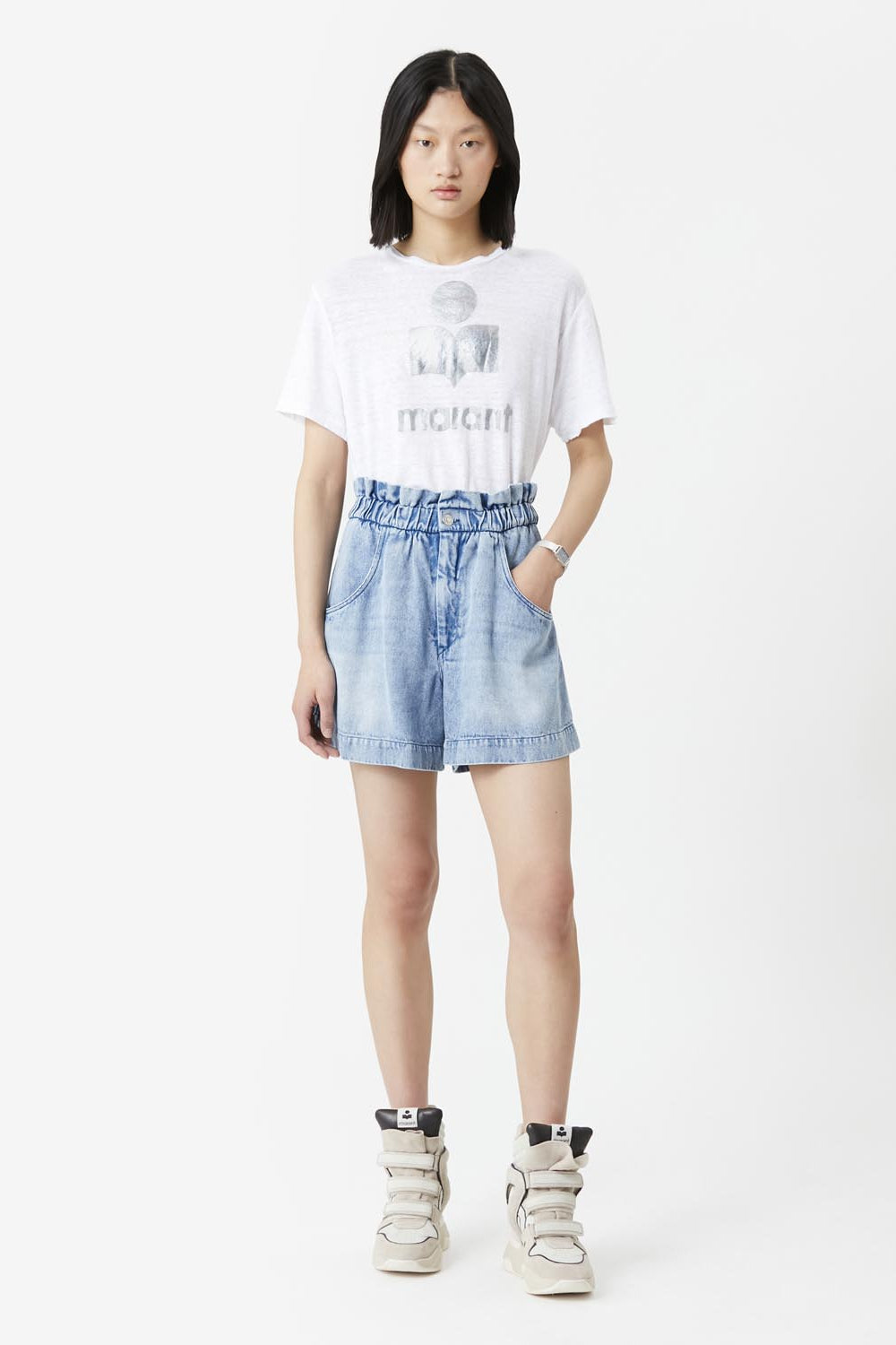 Zewel logo tee-shirt with short sleeves - White - Woman - 2