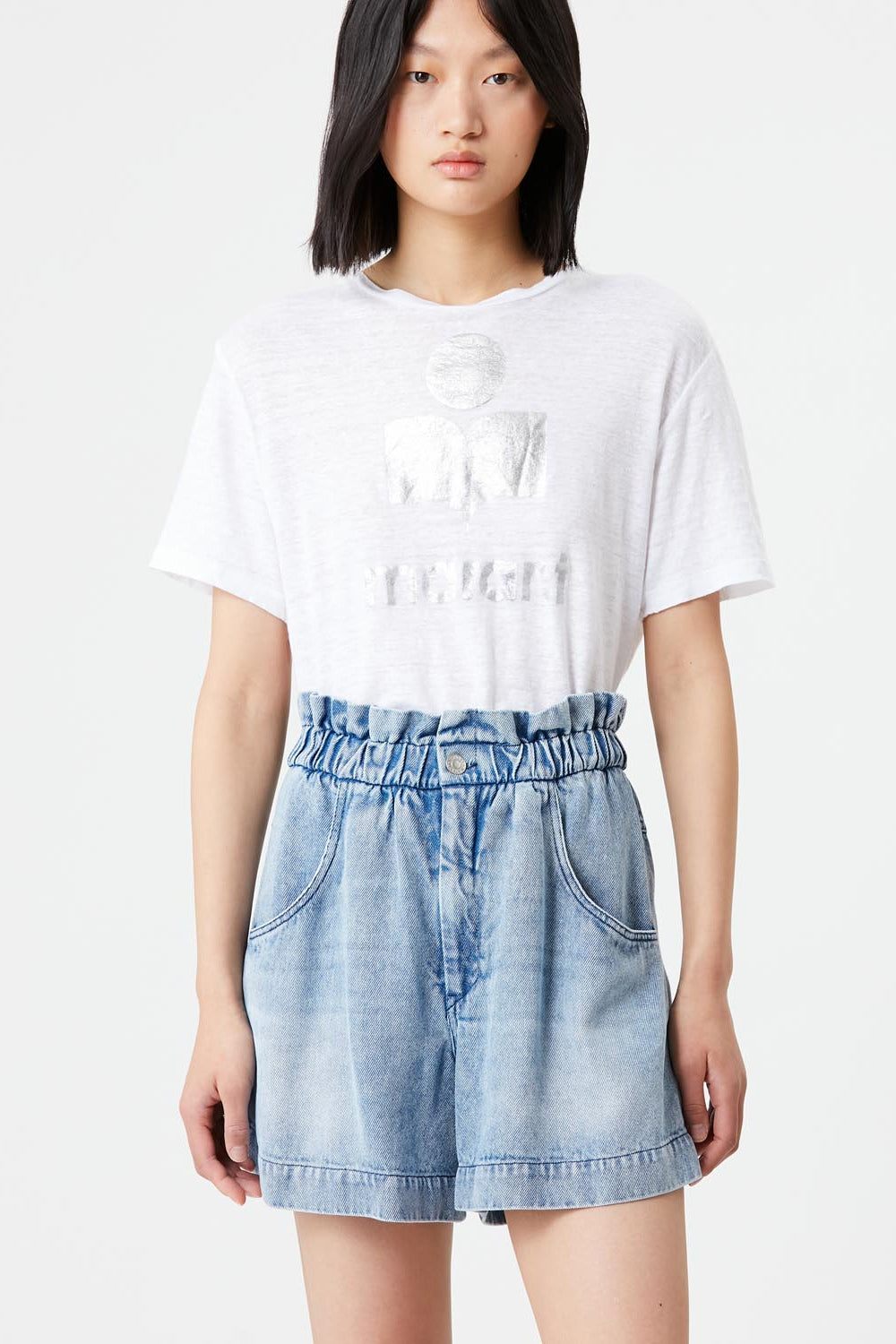 Zewel logo tee-shirt with short sleeves - White - Woman - 4