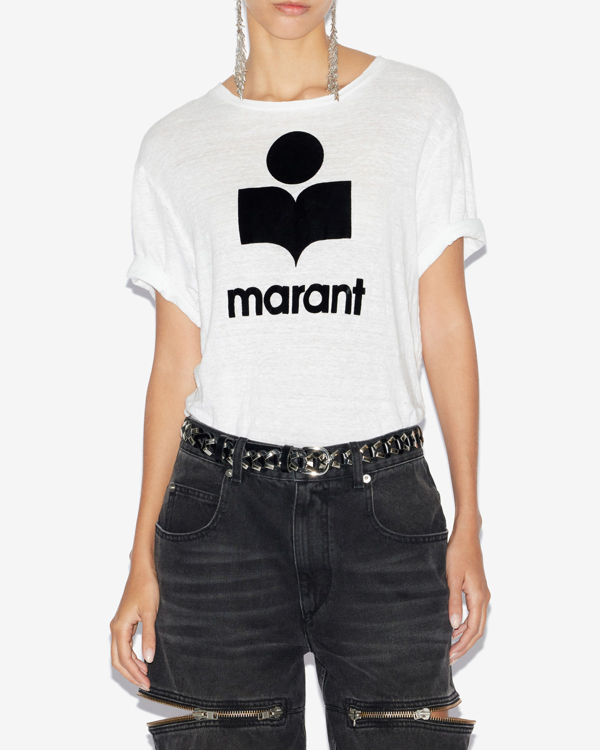 Zewel Tee-Shirt Woman white | ISABEL MARANT Official online store