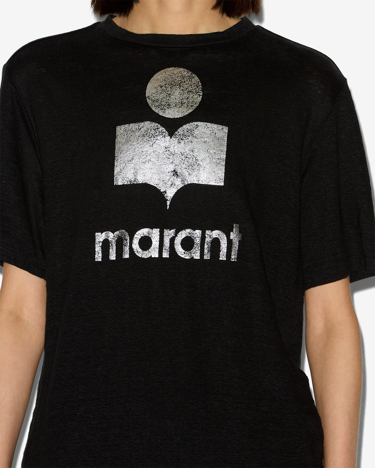 T-shirt zewel mit kurzen ärmeln und logo - Schwarz - Woman - 4