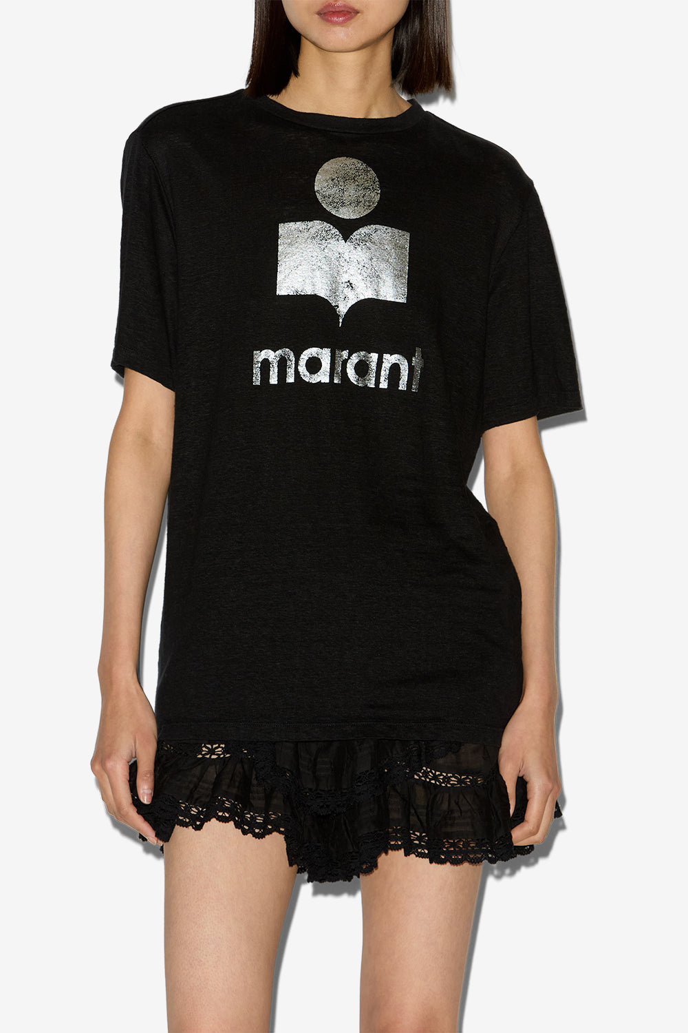 Zewel short-sleeve logo t-shirt - Black - Woman - 8