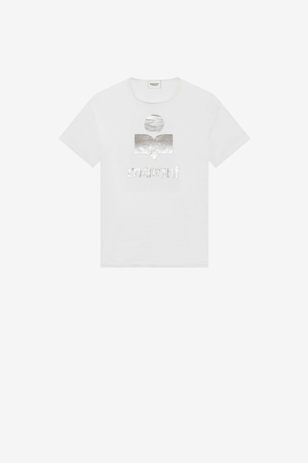 Zewel linen logo t-shirt - White - Woman - 1
