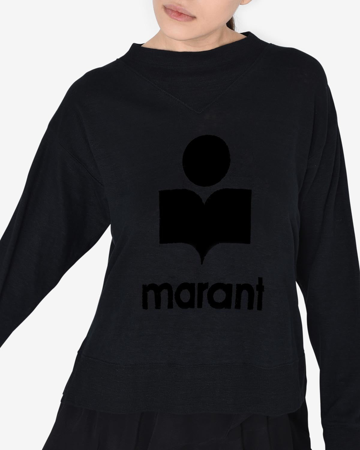 Langärmeliges t-shirt kilsen mit logo Woman Schwarz 3