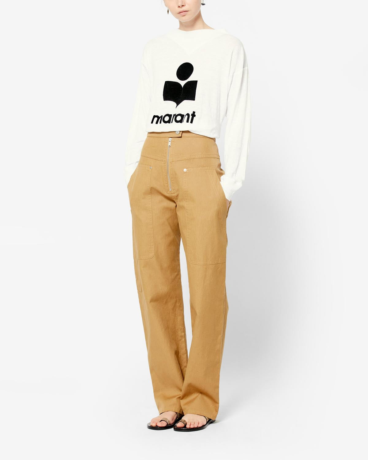 Kilsen 로고 긴소매 티셔츠 - 하얀색 - Woman - 1