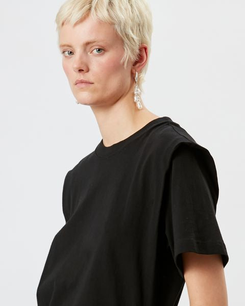 Zelitos 코튼 티셔츠 Woman 검은색 2