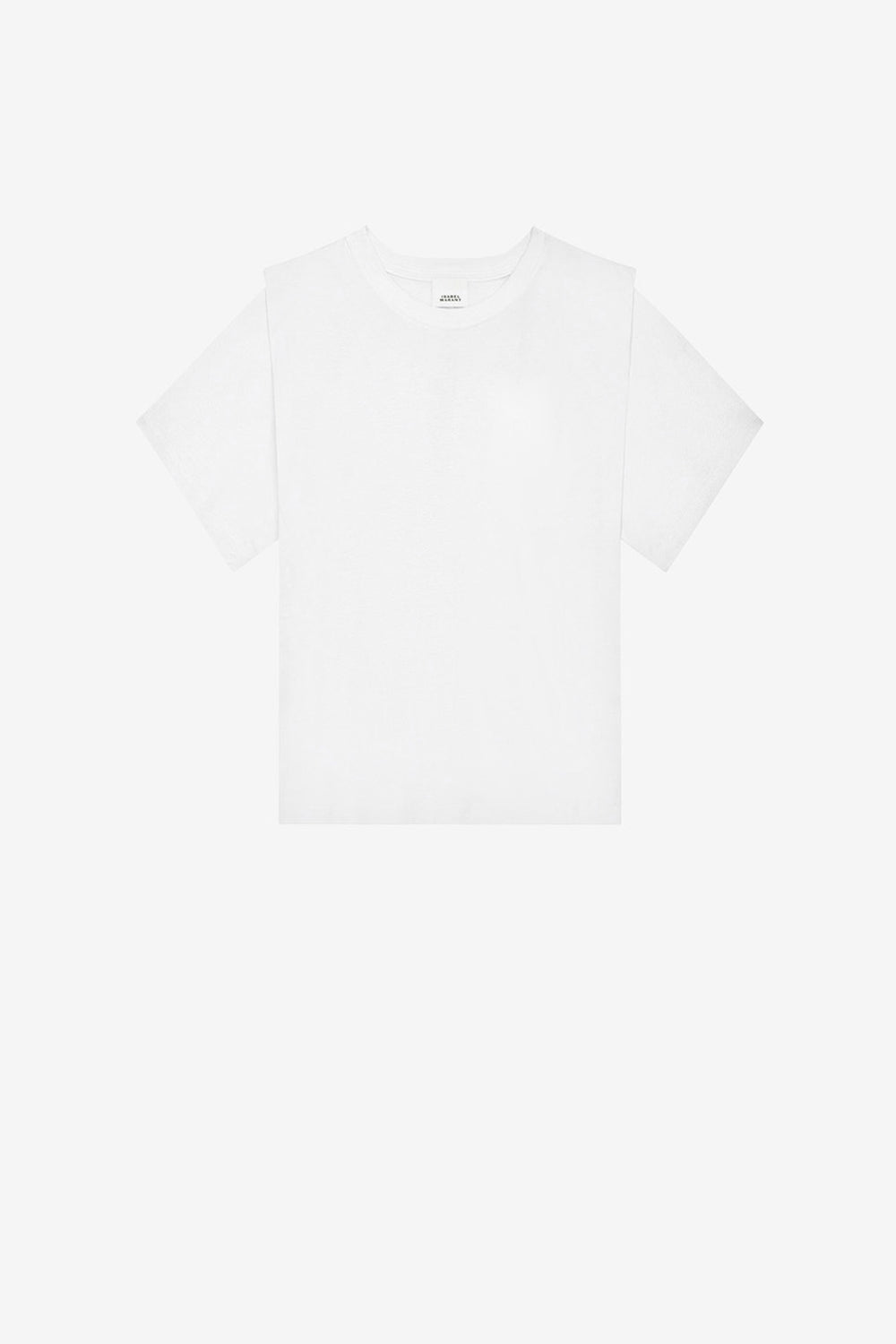 T-shirt zelitos a maniche corte in cotone tinta unita - Bianco - Woman - 1