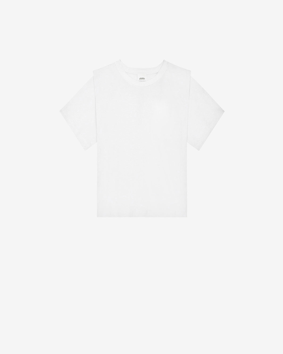Zelitos short-sleeve t-shirt in plain-colored cotton - White - Woman - 5