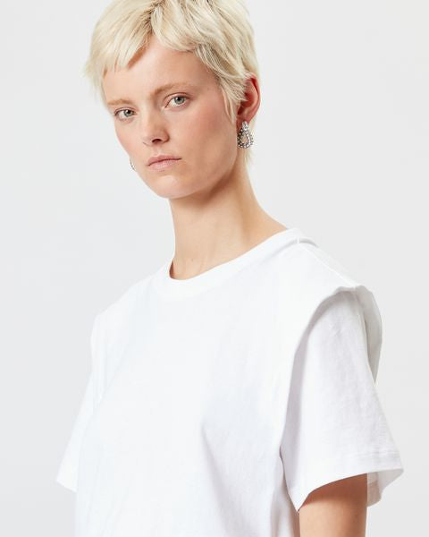 Camiseta de algodón zelitos Woman Blanco 2
