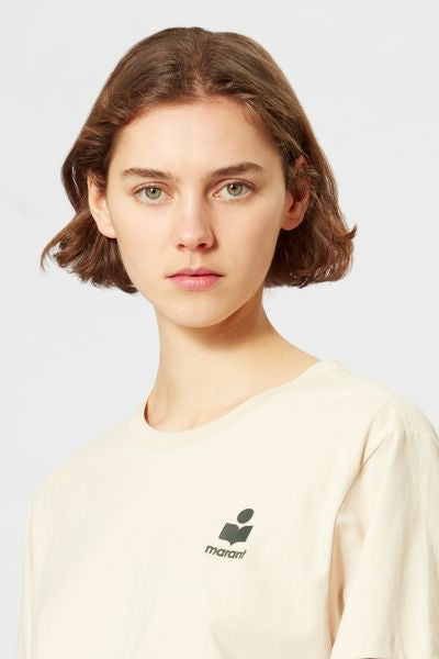 Aby ロゴ入り コットン製 tシャツ - ベージュ - Woman - 7