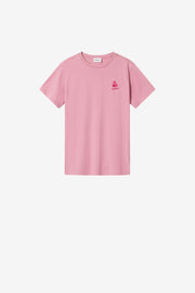 T-shirt in cotone a maniche corte aby - Bubblegum-granita - Woman