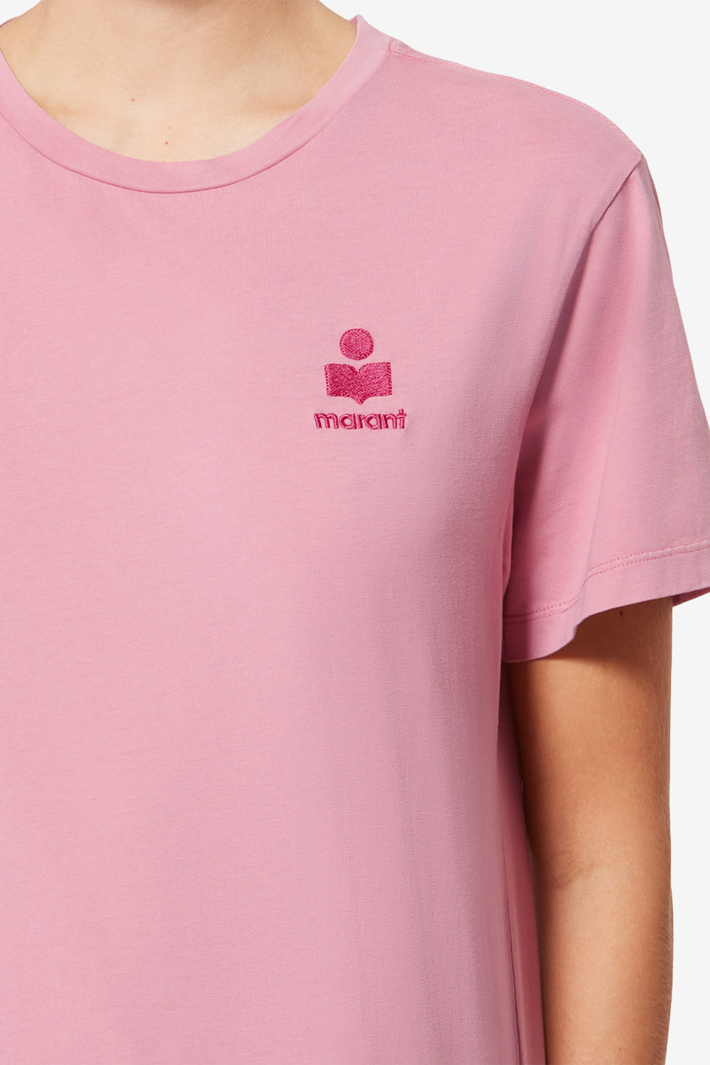 T-shirt in cotone a maniche corte aby - Bubblegum-granita - Woman - 3