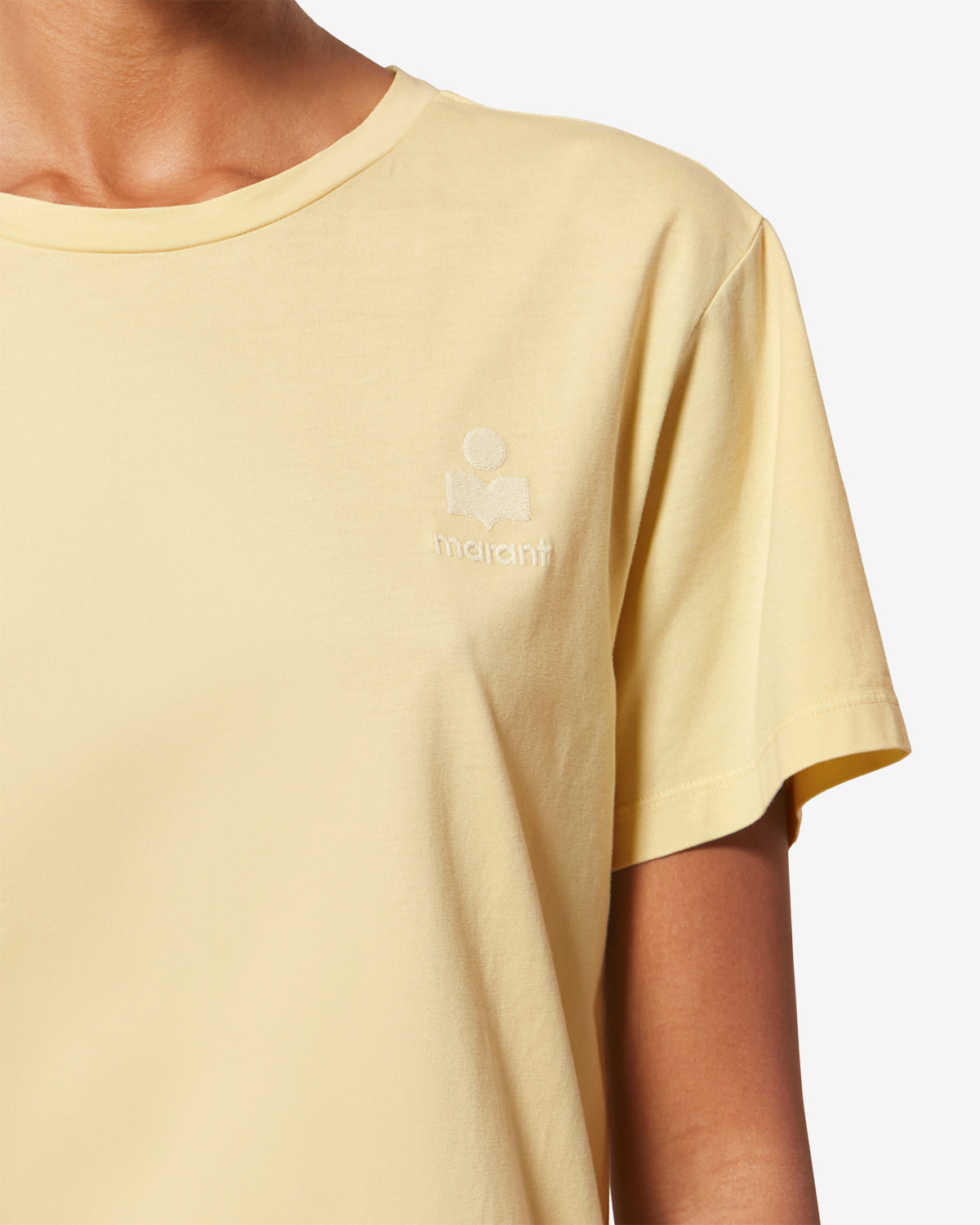 T-shirt in cotone a maniche corte aby - Butter-ecru - Woman - 2