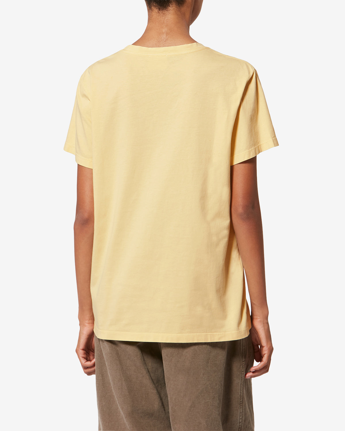 T-shirt in cotone a maniche corte aby - Butter-ecru - Woman - 4