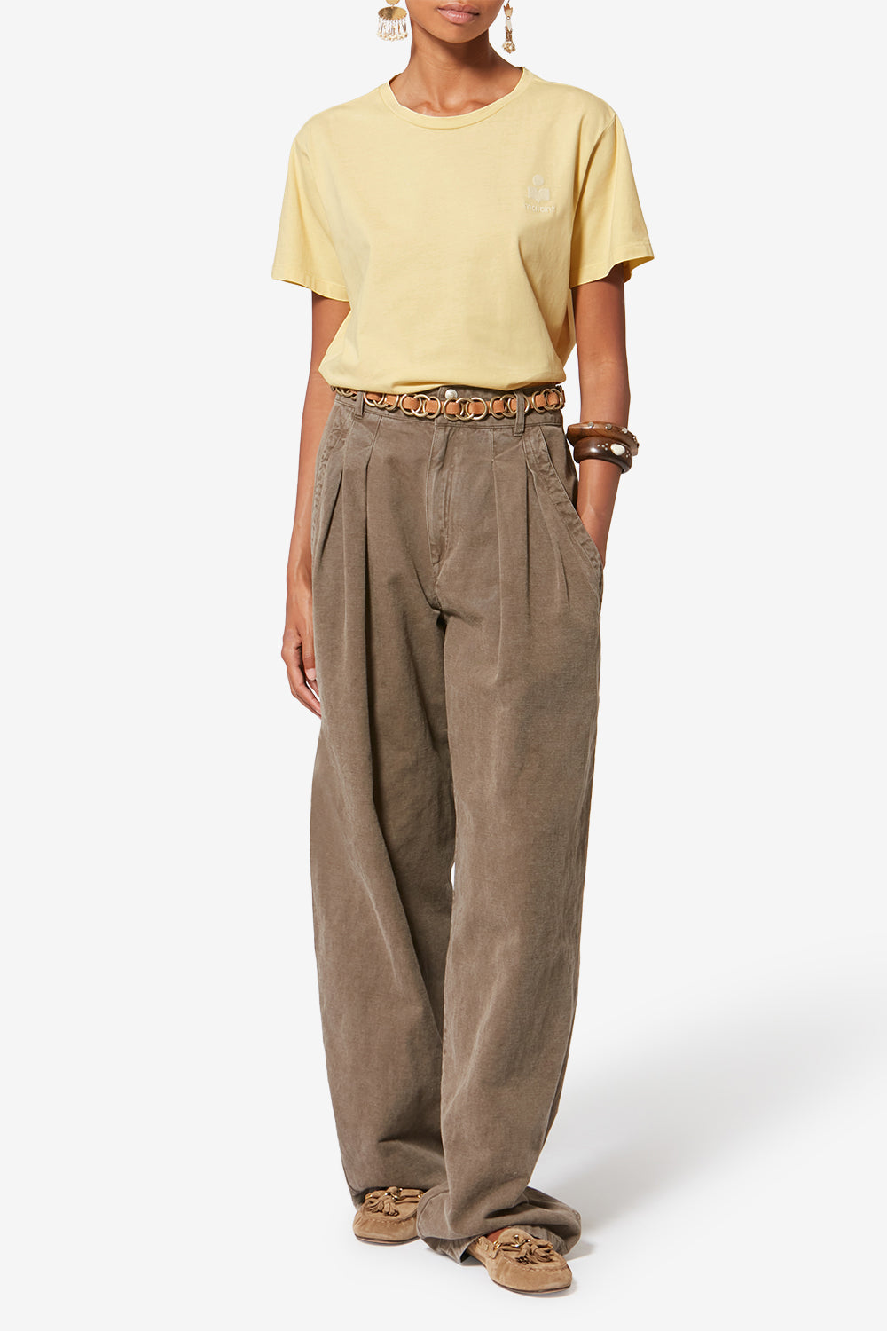 Aby コットン 半袖 tシャツ - Butter-ecru - Woman - 2