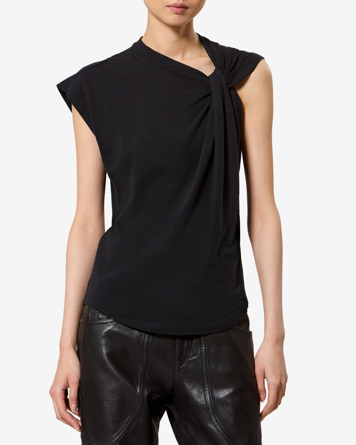 Nayda Tee-Shirt Woman black | ISABEL MARANT Official online store