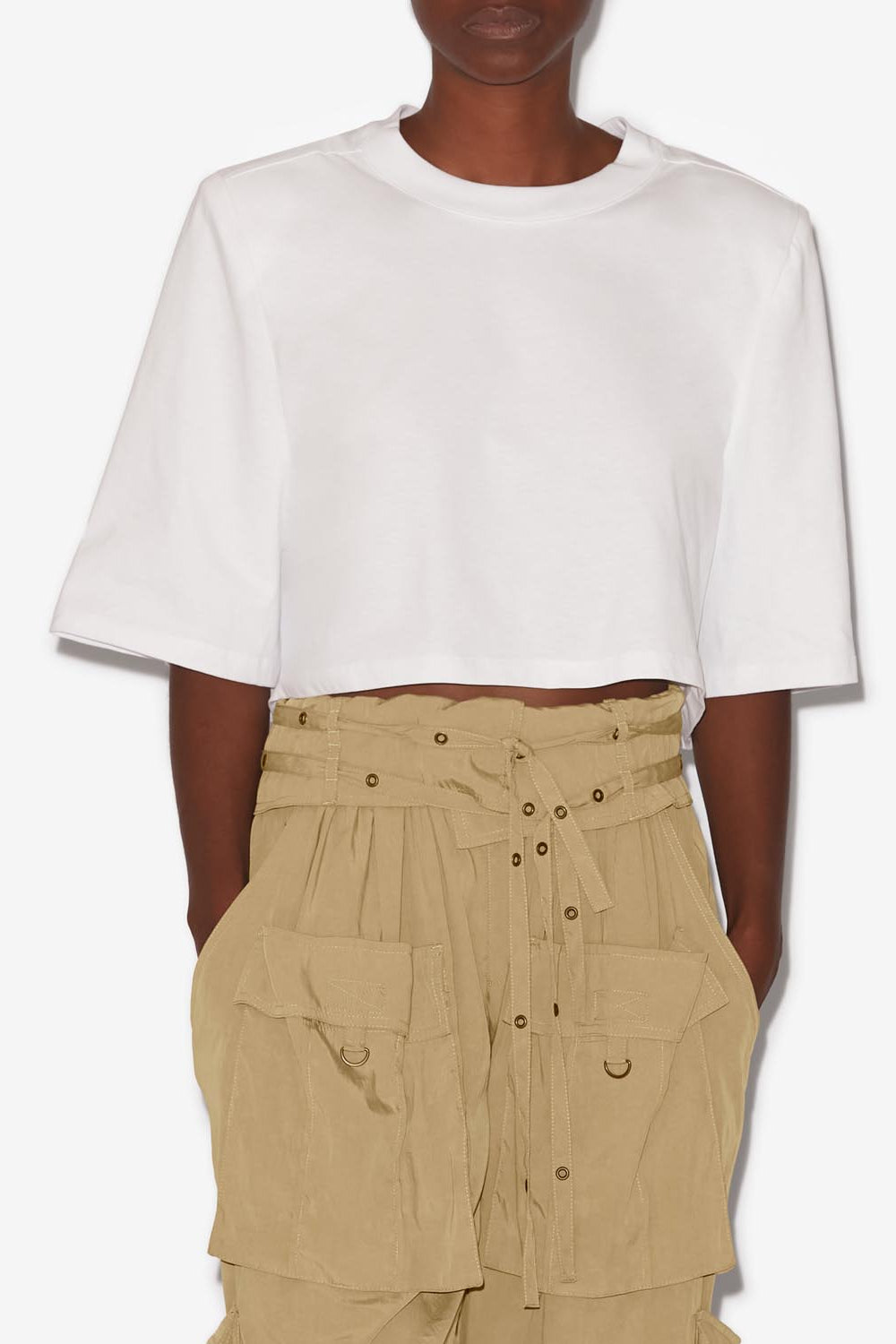 Zaely コットン ショート丈tシャツ - 白 - Woman - 7