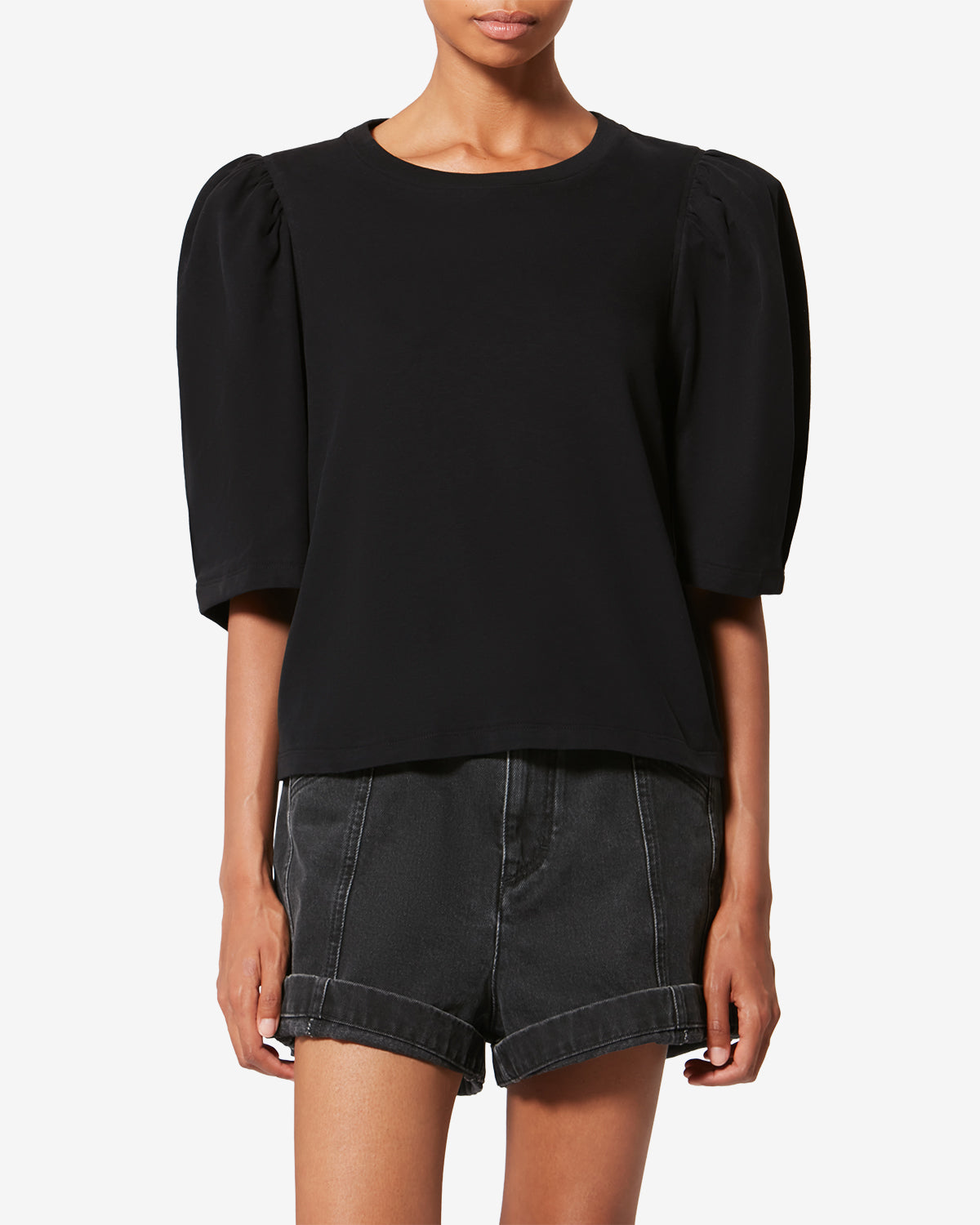 Maeliss organic cotton t-shirt - Black - Woman - 3