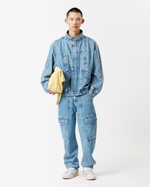 Veste en denim jakito Man Bleu clair 4