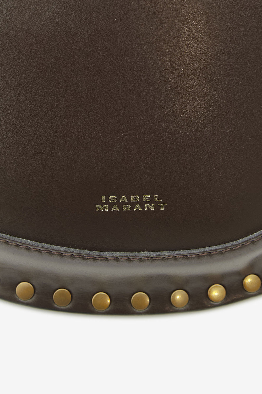 스카노(skano) 송아지 가죽 바나나 백 - 어두운 갈색 - Woman - 3