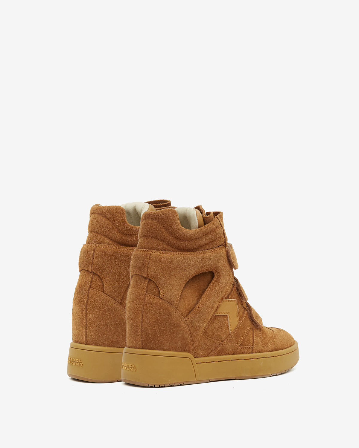 Im3 レザー製 ハイカット プラットフォームスニーカー - Cognac - Woman - 2