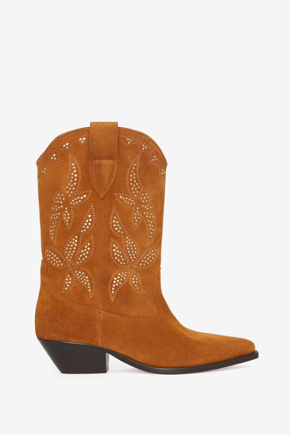 Duerto studded cowboy boots - Cognac-gold - Woman - 1