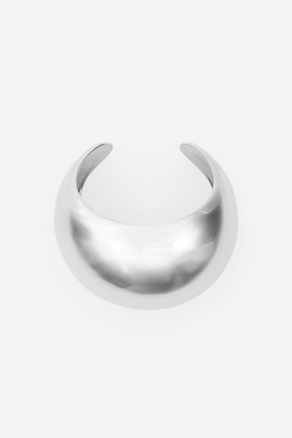 Gewölbtes manschettenarmband awa - Silber - Woman - 1
