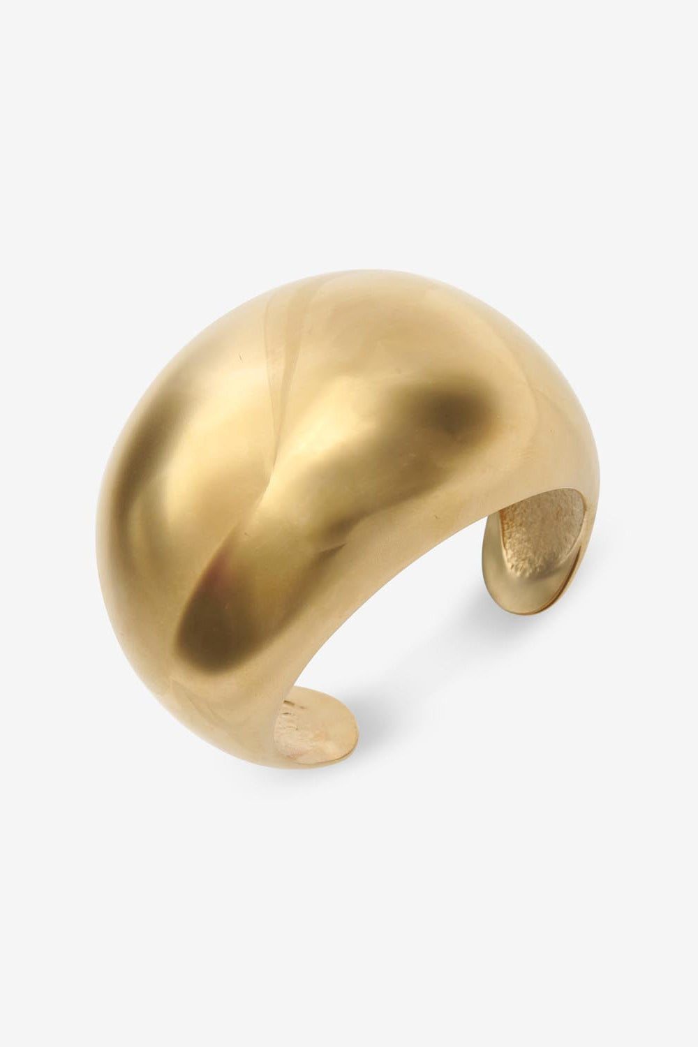 Awa convex cuff bracelet - Gold - Woman - 3