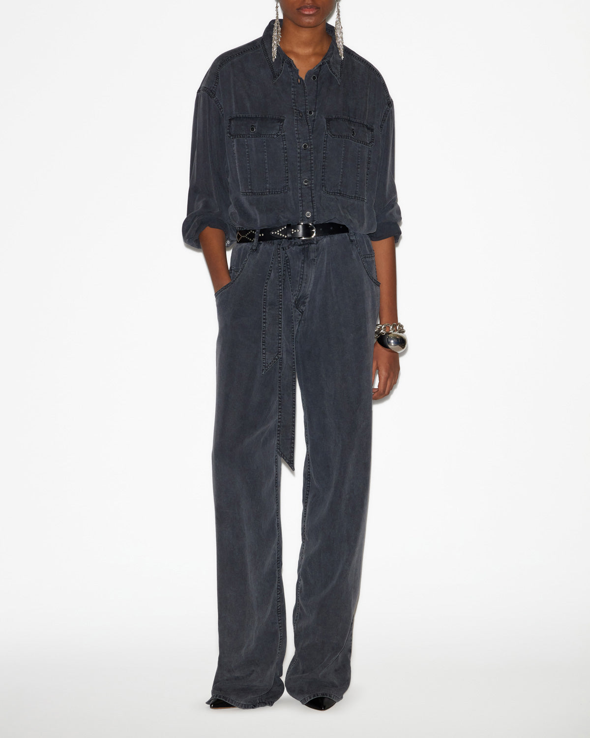 Isabel marant black jumpsuit on sale