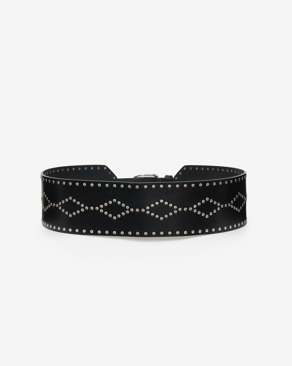Lucie belt Woman Black and silver 1