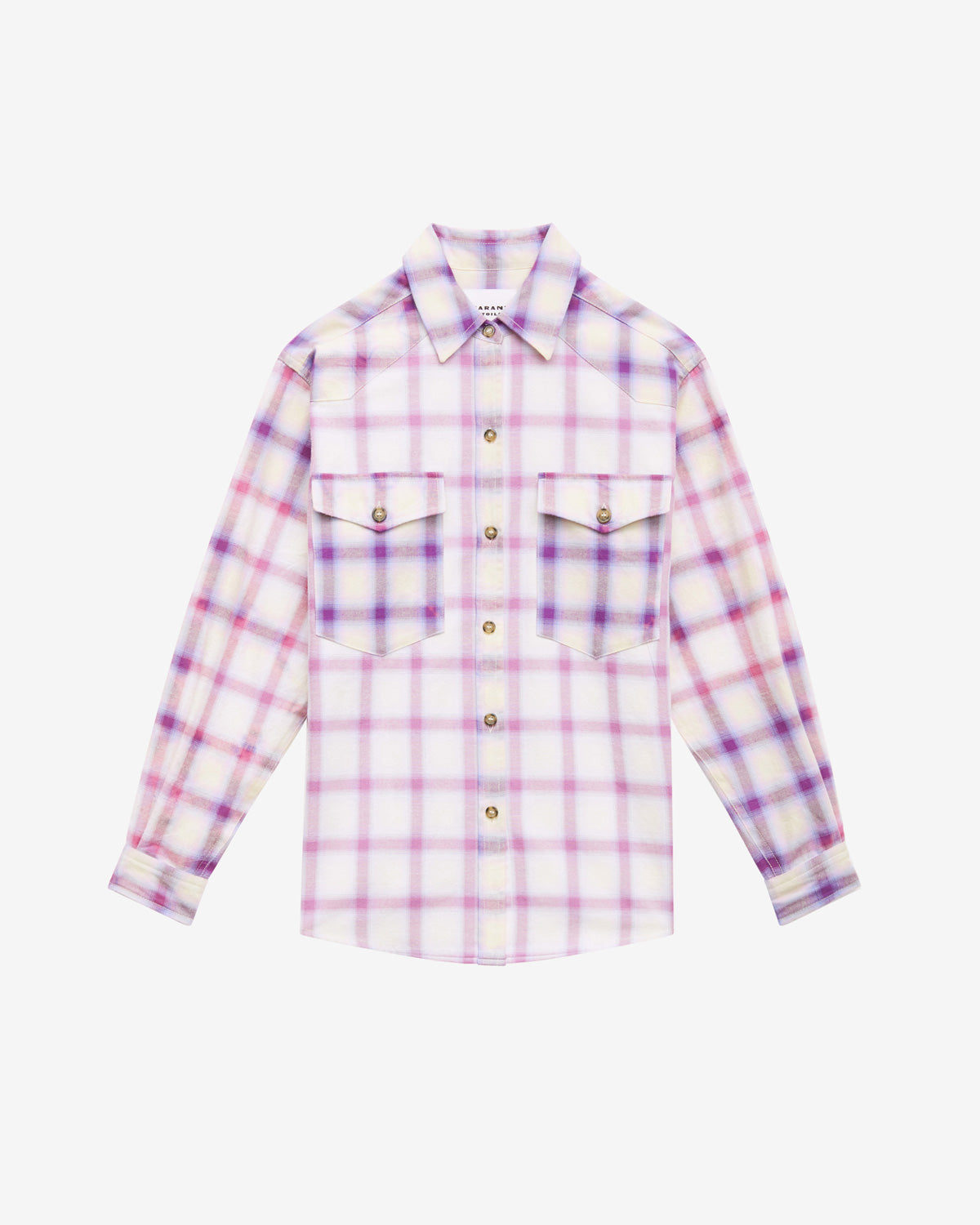 Camisa trixi Woman Lilac-ecru 1