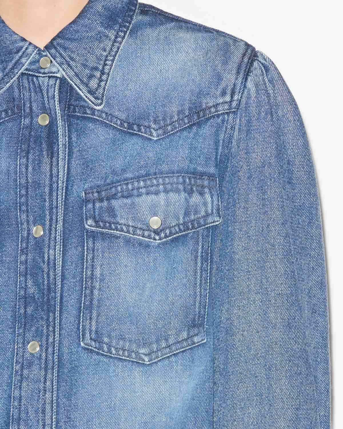 Tahisia シャンブレー製 シャツ - 青 - Woman - 2