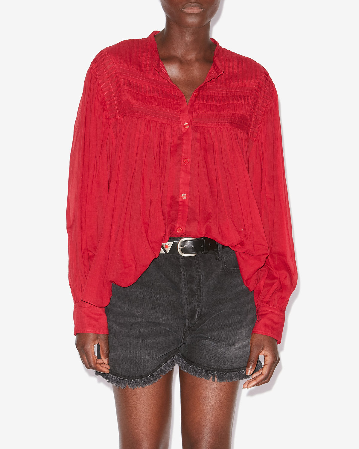 Blusa plalia Woman Rosso 4