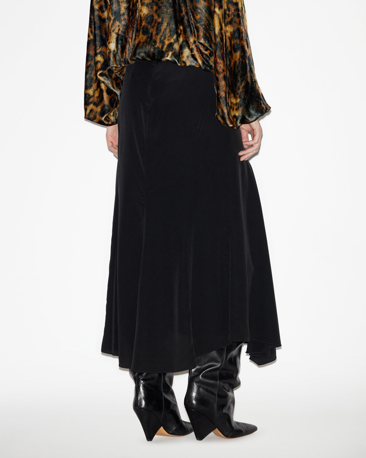 Hortensia skirt Woman Black 3