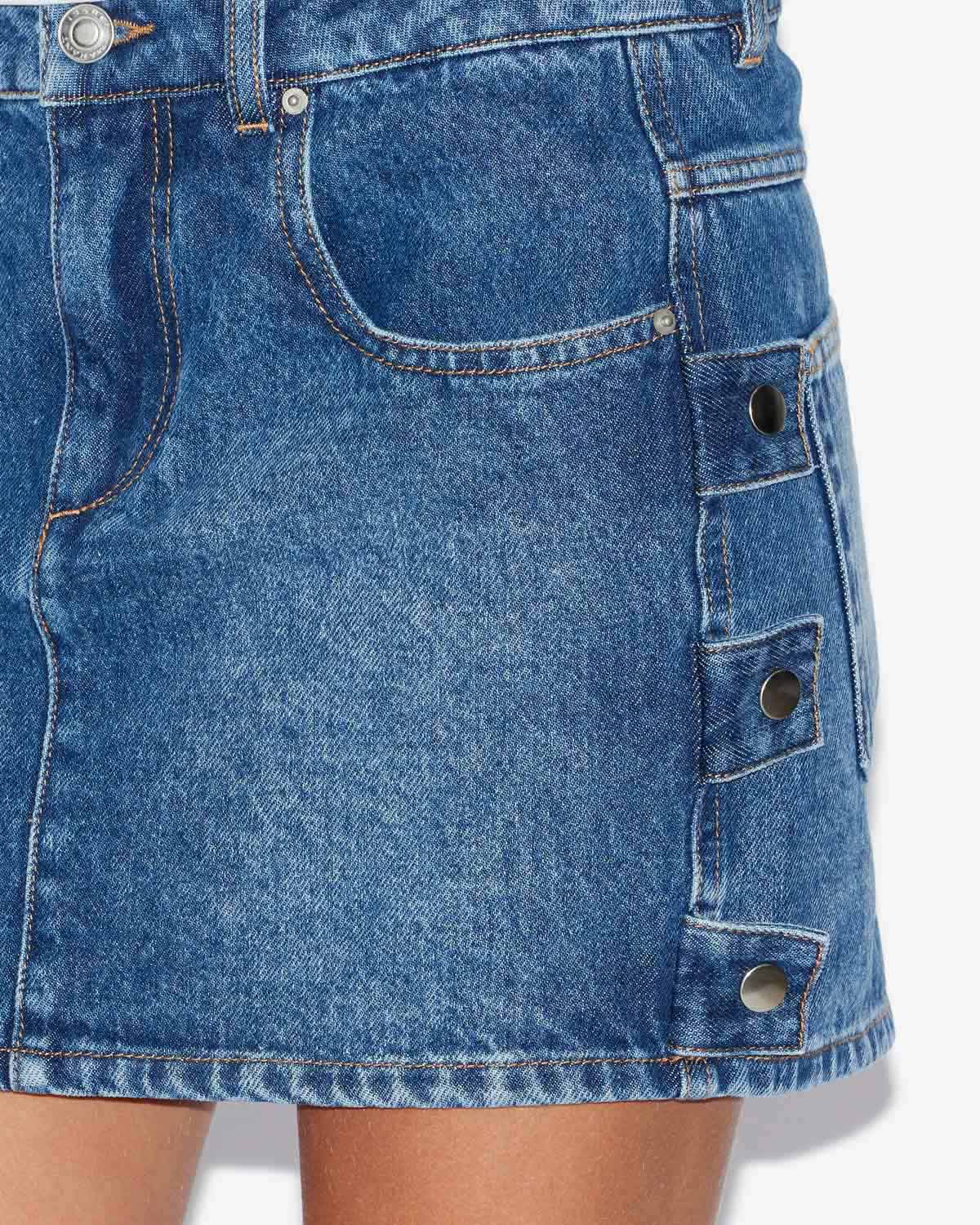 Stessy short denim skirt - Blue - Woman - 2