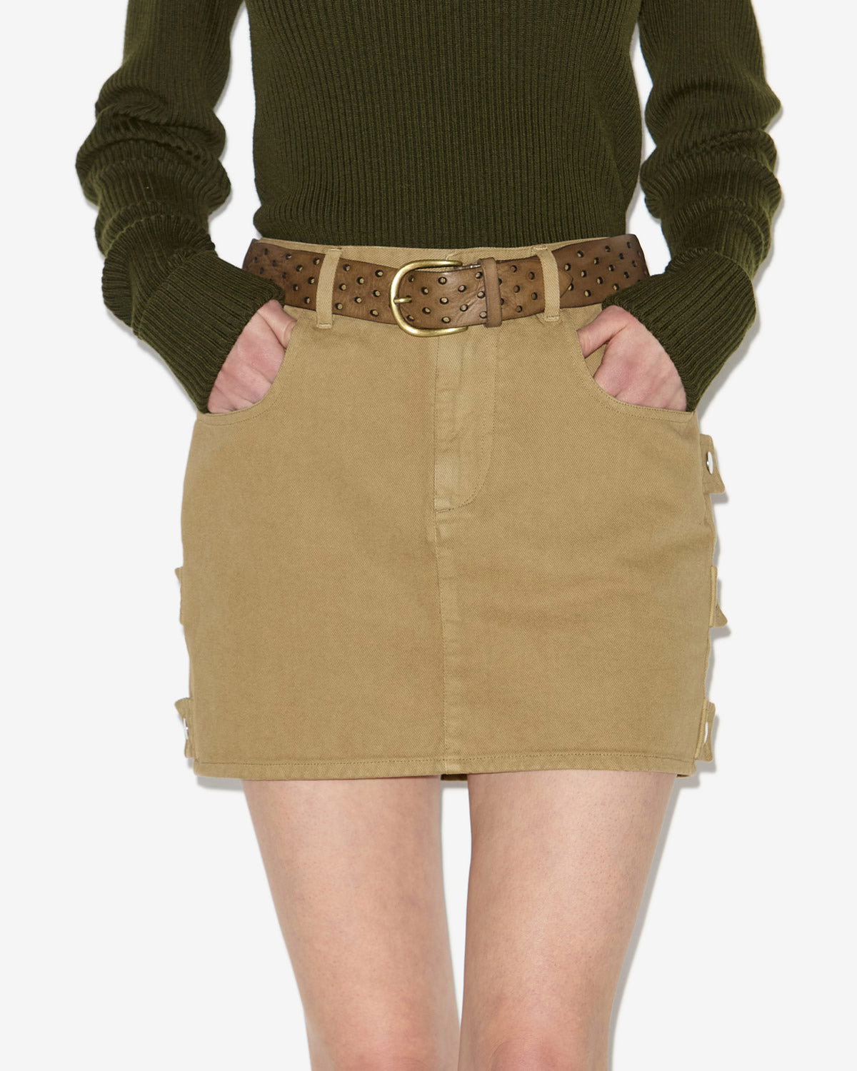 Stessy skirt Woman Khaki 5